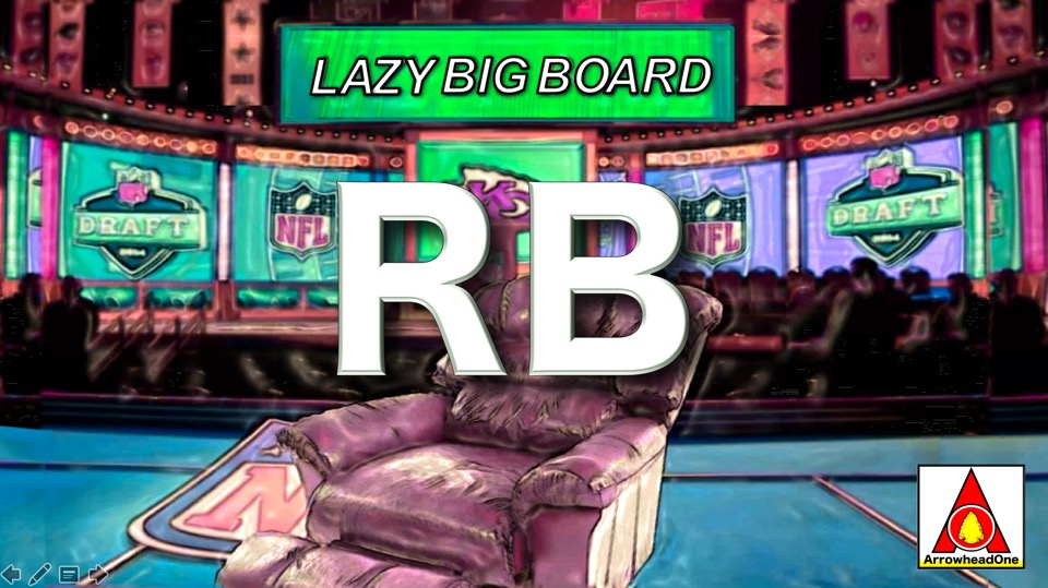 CB's Lazy Big Board RB